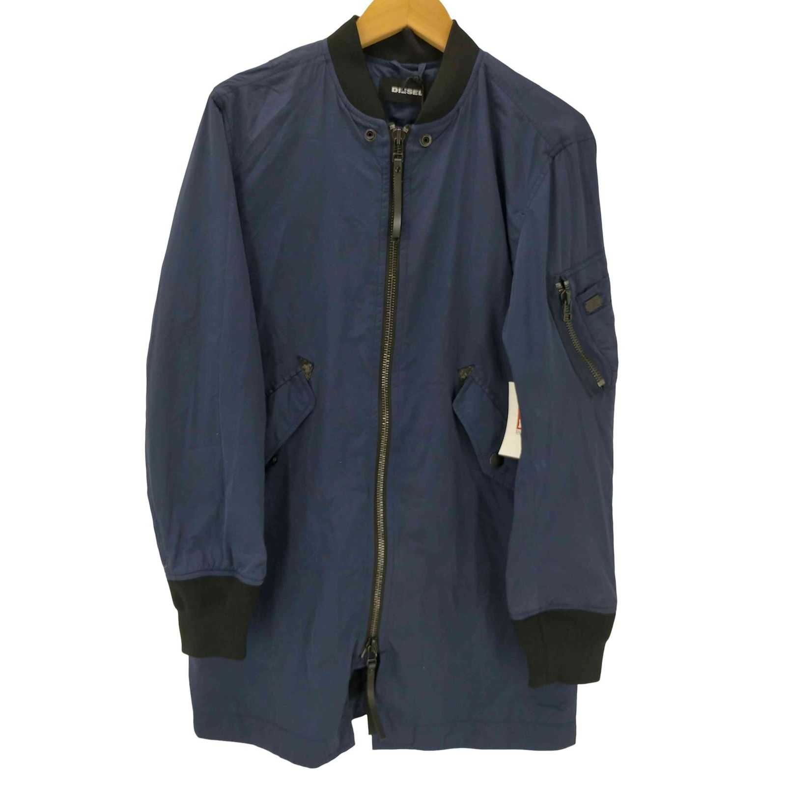 ディーゼル DIESEL J-UBERT JACKET Long MA-1 フライト ボンバー