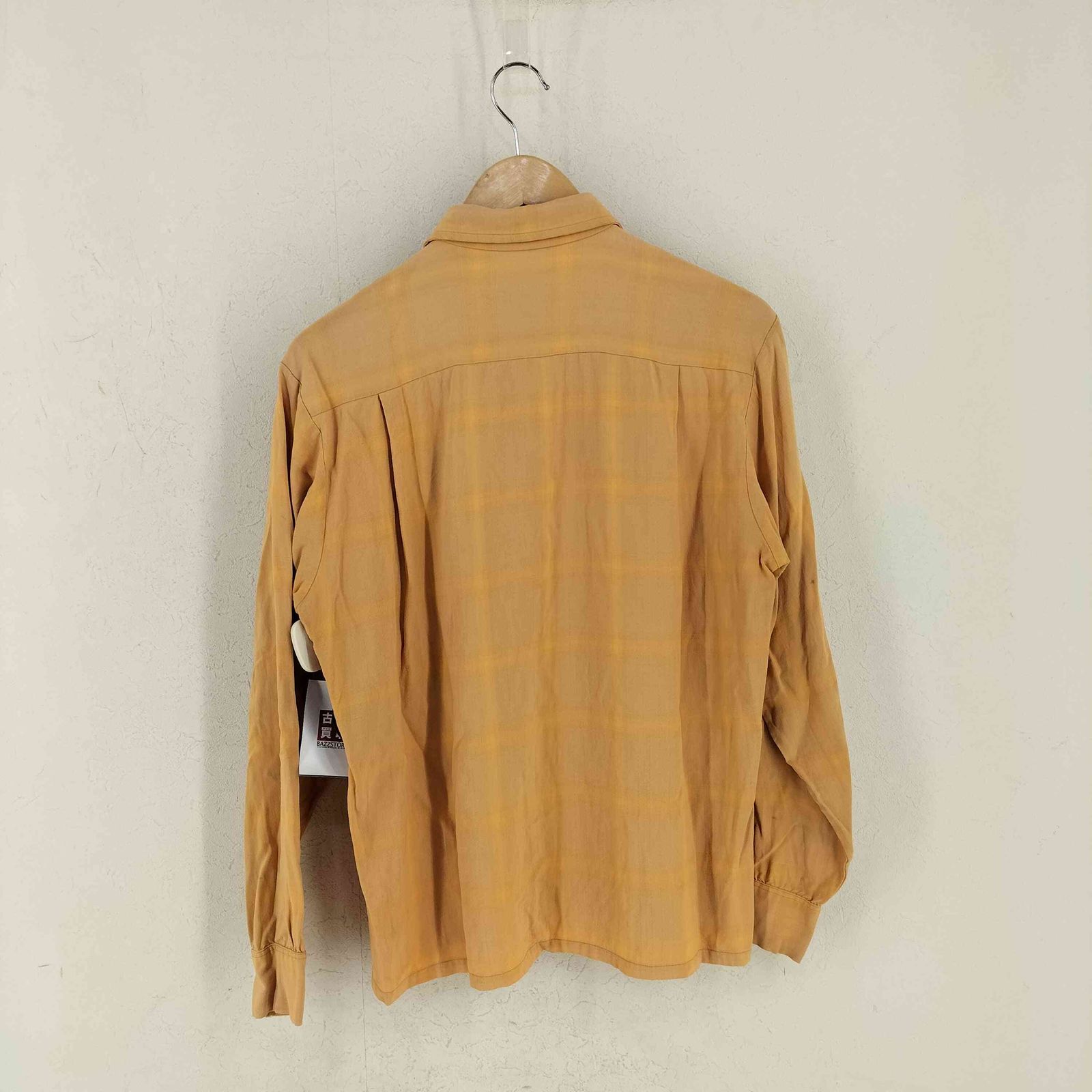キャンパス CAMPUS 50-60s USA製 レーヨン オンブレチェックシャツ