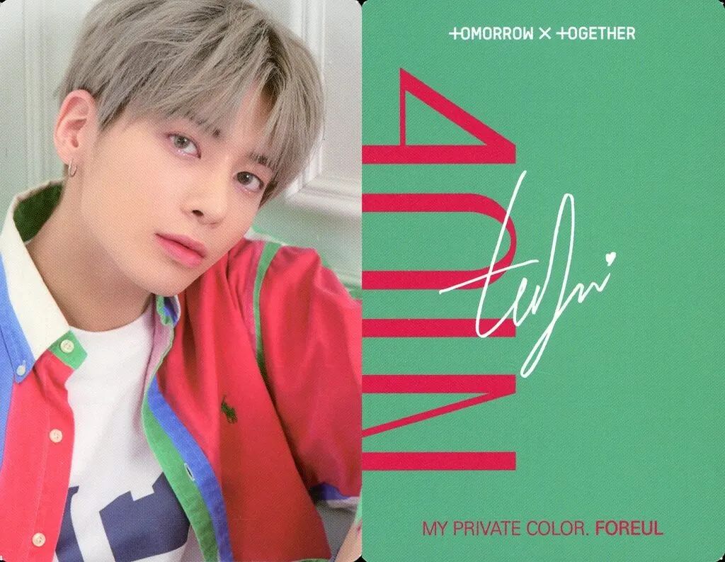テヒョン(TAEHYUN) MEET＆GREET サイン入りトレカ サイン入りフォート