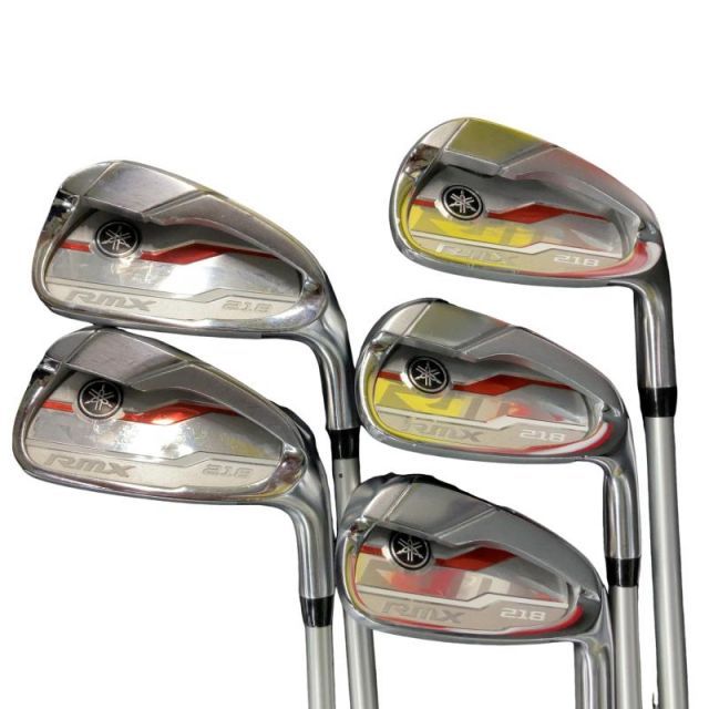 【中古】 ヤマハ RMX 218 5S アイアンセット IR 純正特注シャフト (フレックスS) メンズ 男性用 右利き 右用 Cランク ゴルフクラブ