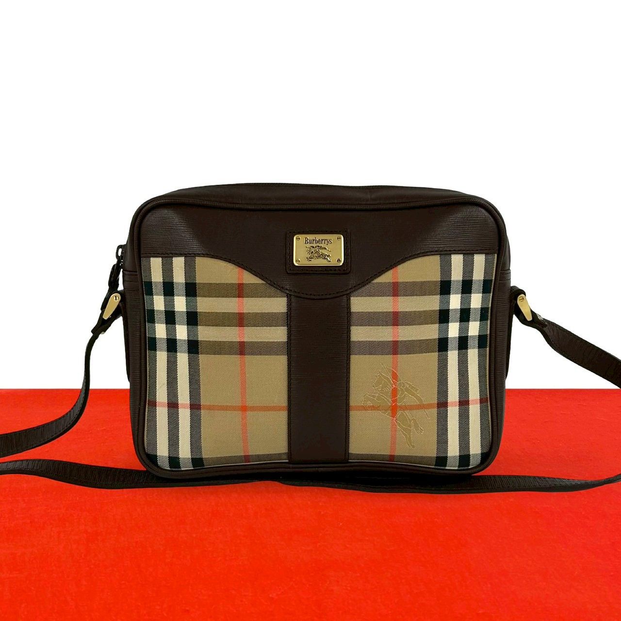 極 美品 Burberrys バーバリーズ ノバチェック シャドーホース 柄