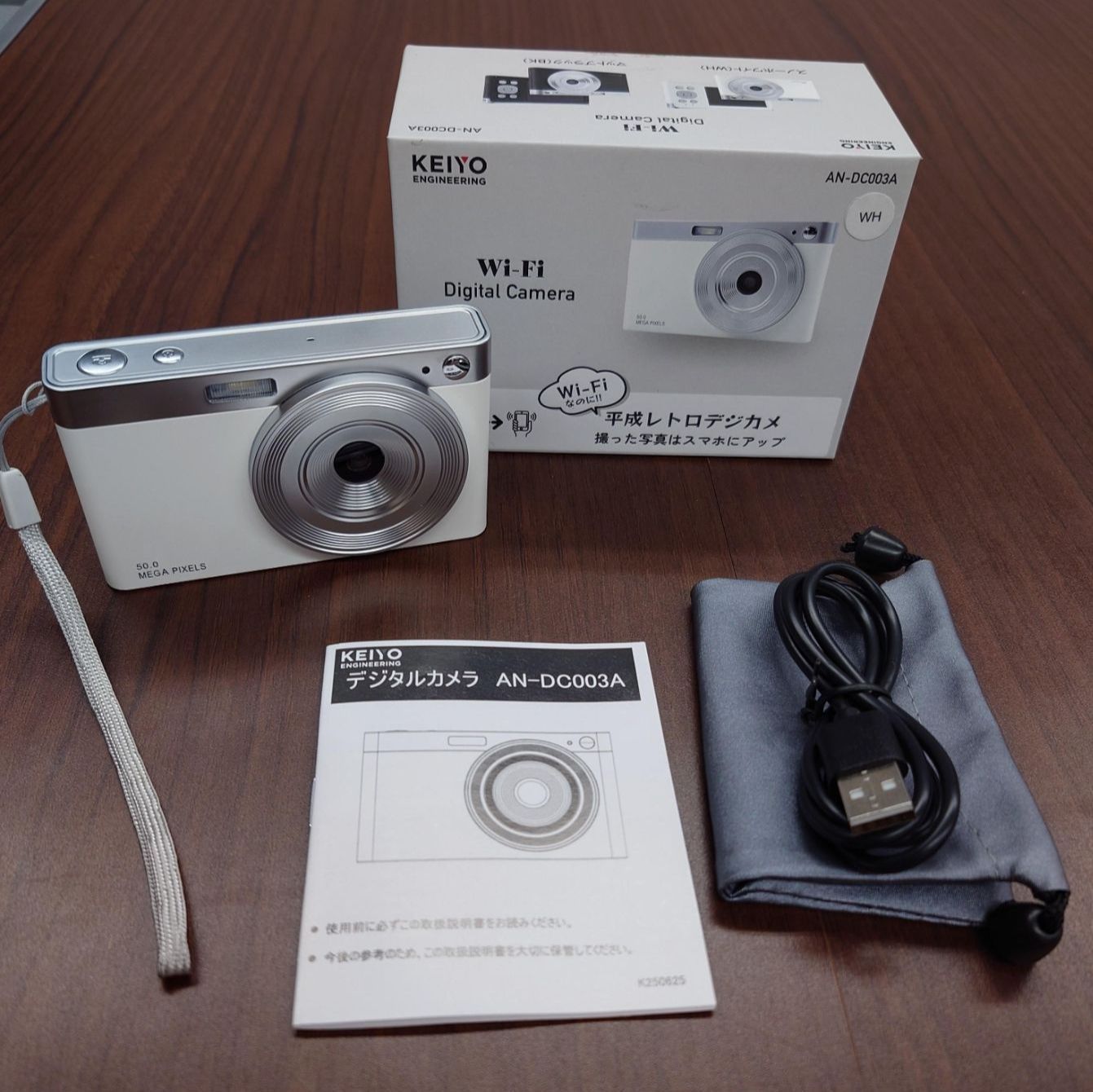☆Wi-Fi デジタルカメラ 800万画素 Type-C充電 Y2K 平成レトロ