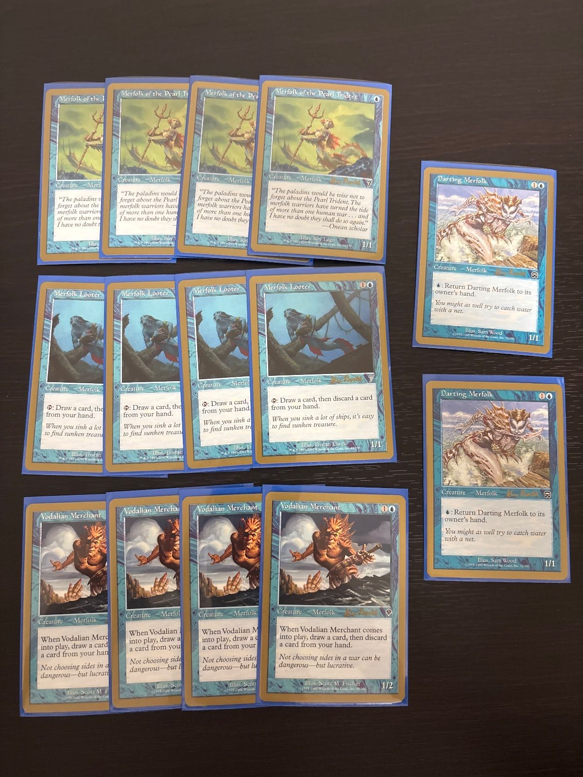 kwq5 2 金枠 マーフォークの物あさり/Merfolk Looter WC01 青 Alex