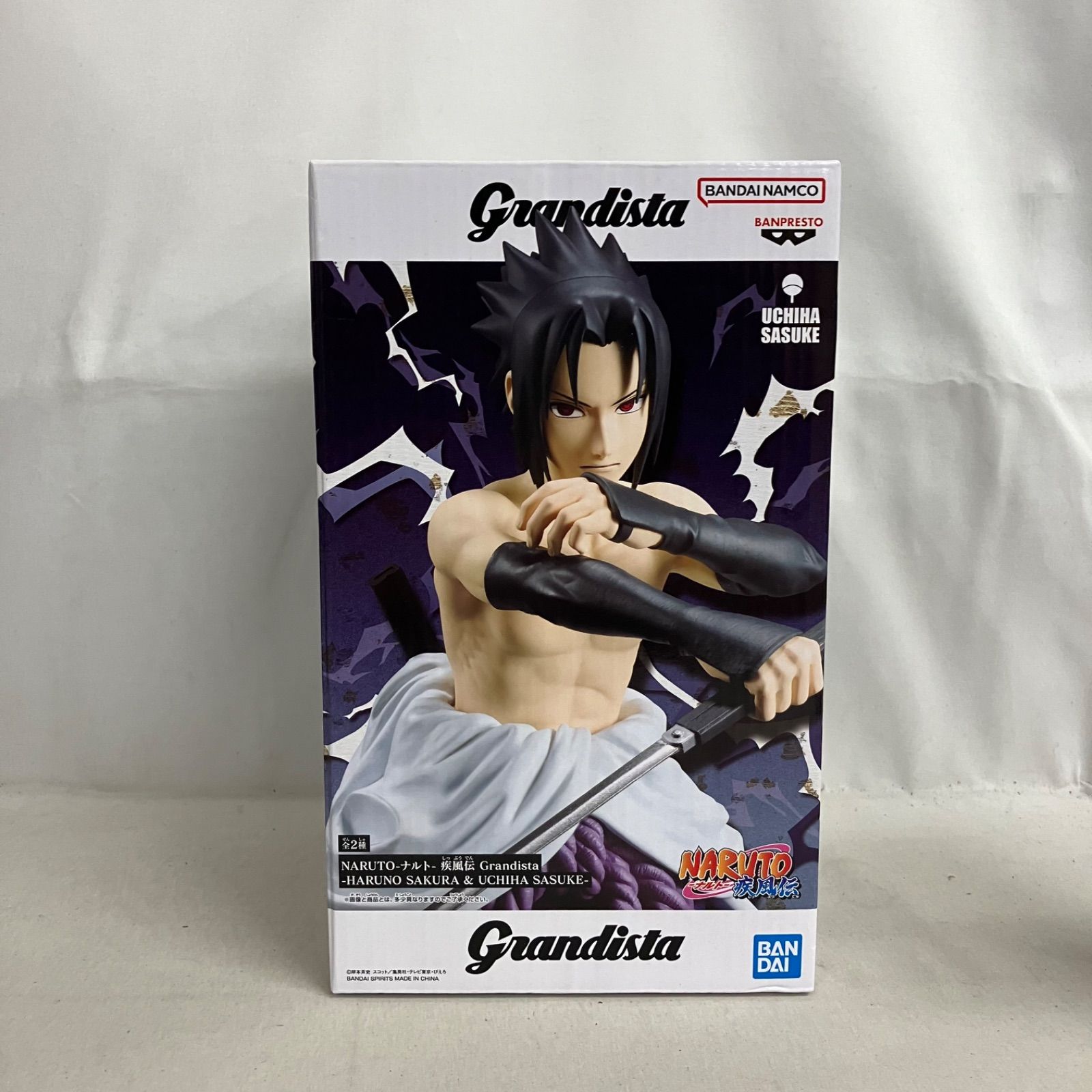 未開封 ナルト 疾風伝 Grandista うちはサスケ フィギュア 3個セット