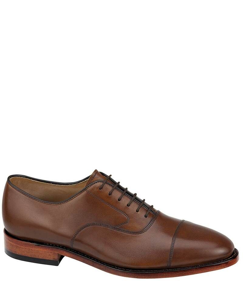 ジョンストンアンドマーフィー メンズ シューズ ドレスシューズ オックスフォード キャップ レザー Johnston Murphy Passport Collection Melton Leather