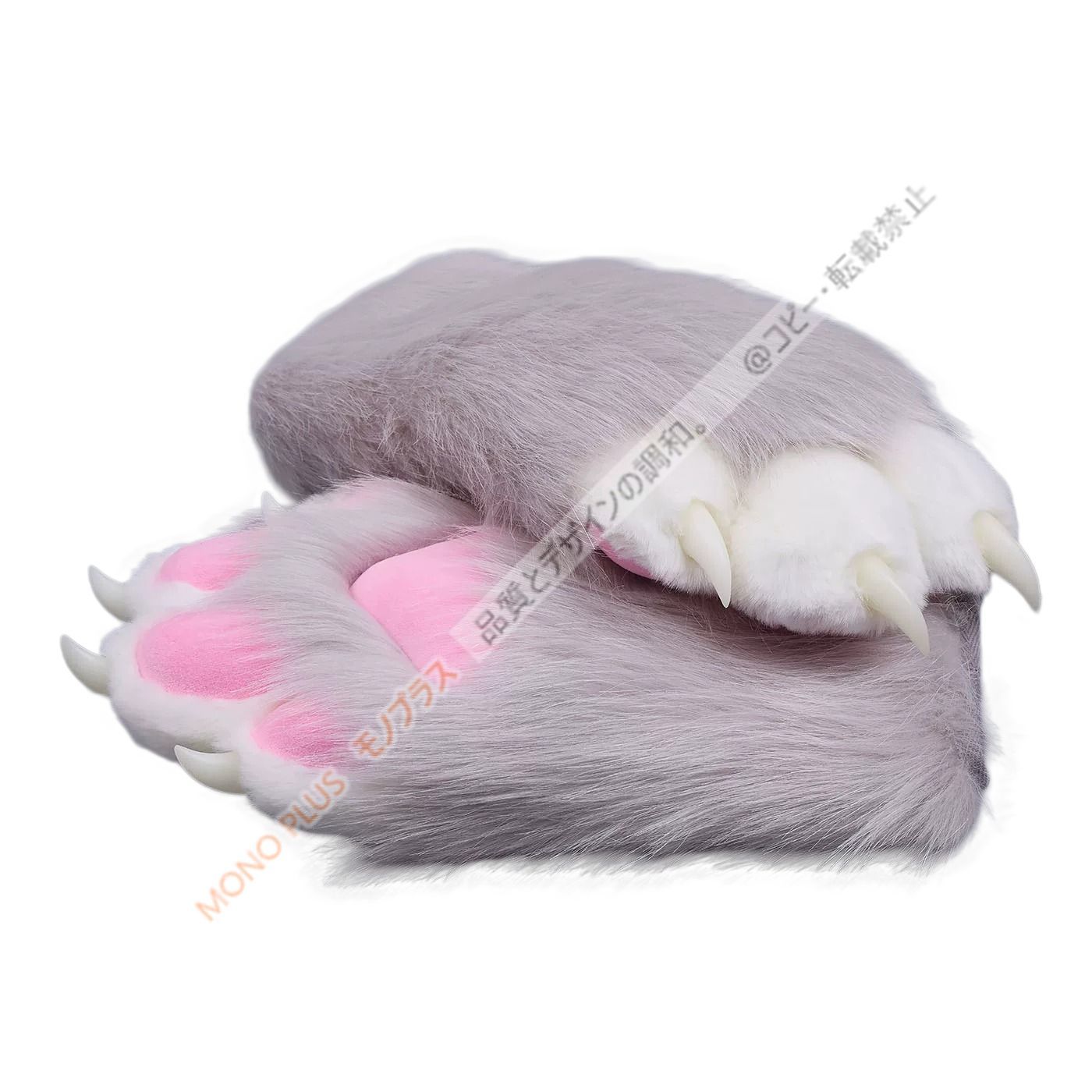 着ぐるみ ケモノ 手袋 グレー ケモノ脚 ファースーツ ケモノ fursuit