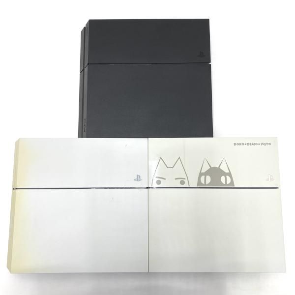中古】本体S）【ｼﾞｬﾝｸ】SONY PS4 CUH1200 3台 まとめ本体 未保証品[95