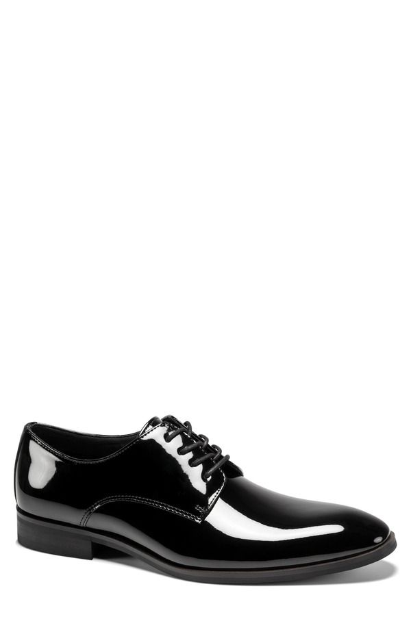 ケネスコール メンズ シューズ ダービー Kenneth Cole Reaction Hogart Derby Black Patent ブラック