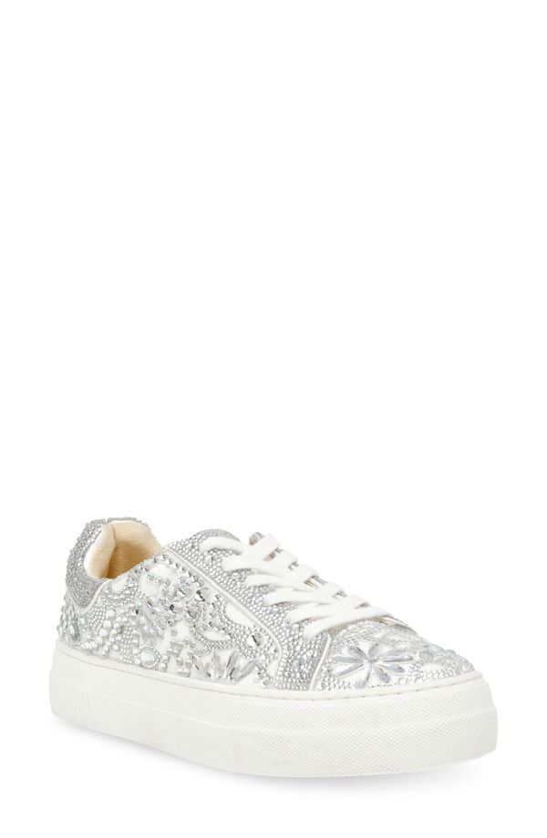 ベッツィジョンソン レディース シューズ スニーカー Betsey Johnson Reily Sneaker White ホワイト