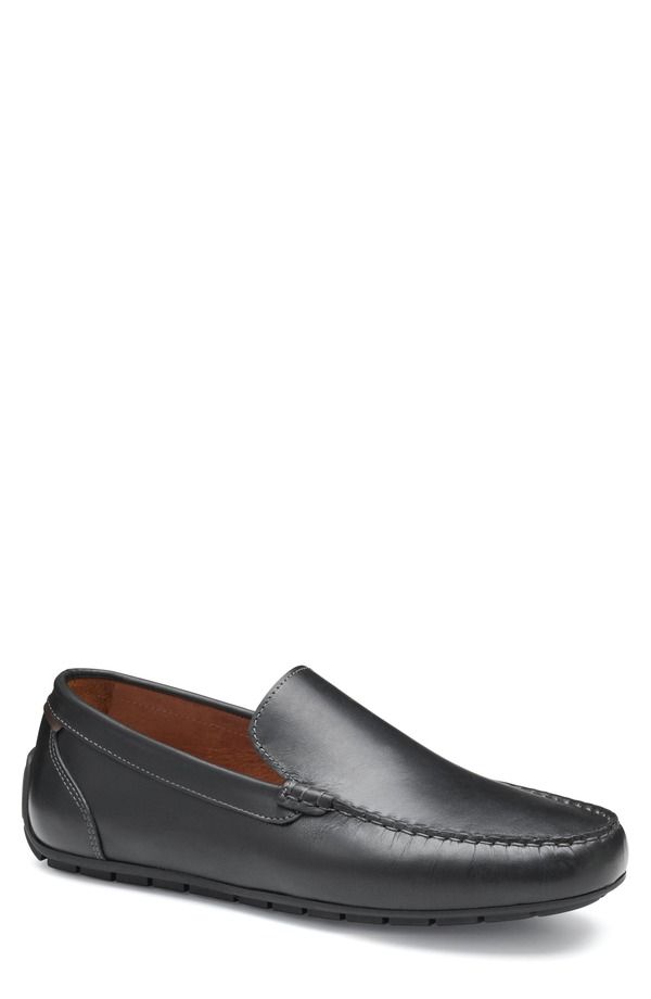 ジョンストンアンドマーフィー メンズ シューズ ローファー Johnston Murphy Beck Venetian Loafer Black Full Grain ブラック