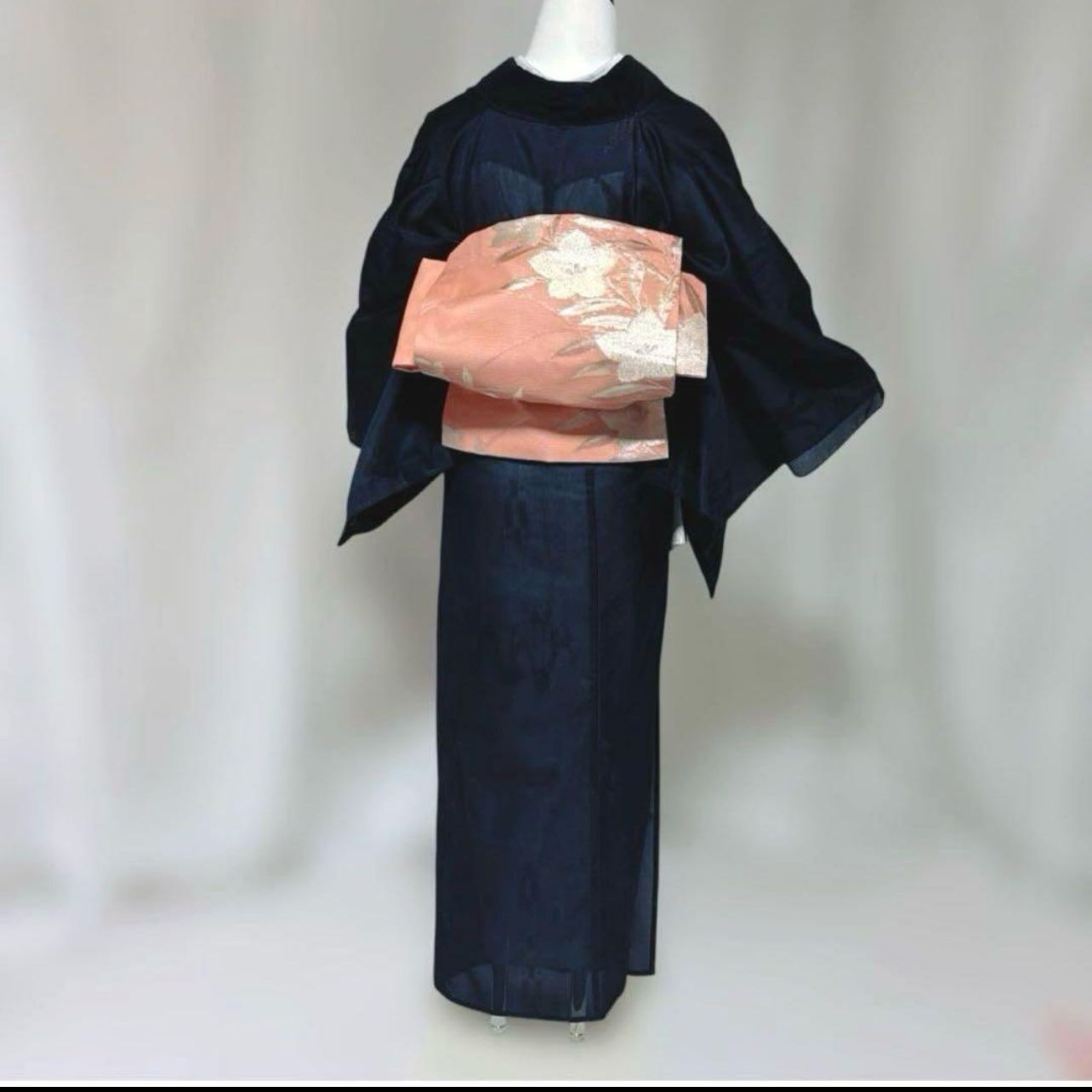 夏着物 紗 小紋 フルセット 正絹 夏帯 四季対応小物 未着用 - メルカリ