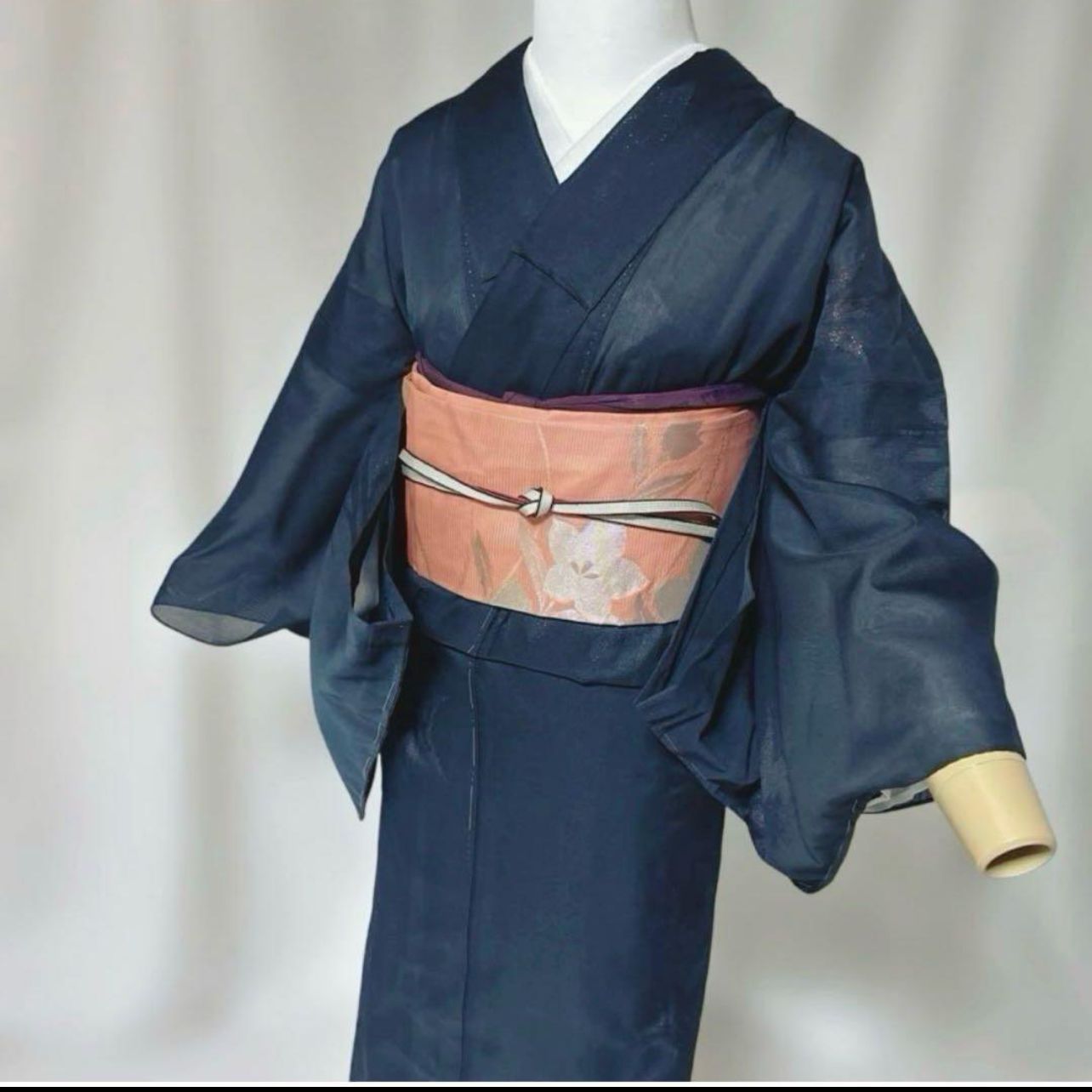 夏着物 紗 小紋 フルセット 正絹 夏帯 四季対応小物 未着用 - メルカリ