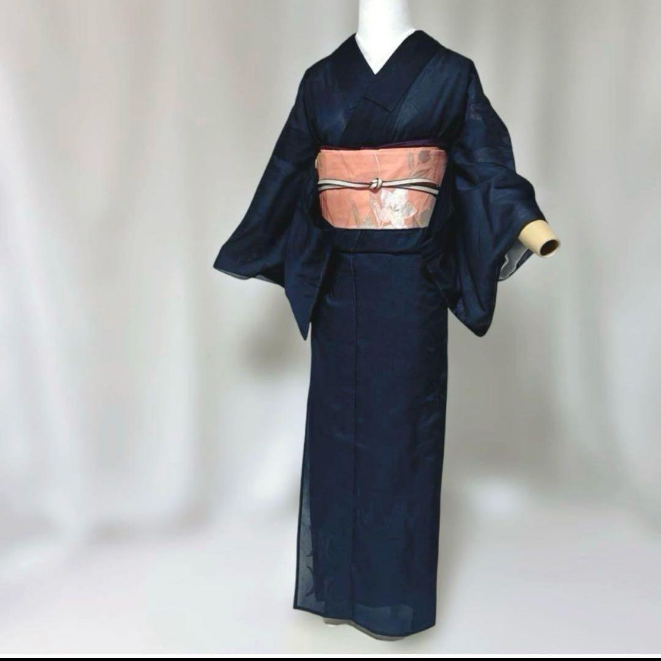 夏着物 紗 小紋 フルセット 正絹 夏帯 四季対応小物 未着用 - メルカリ