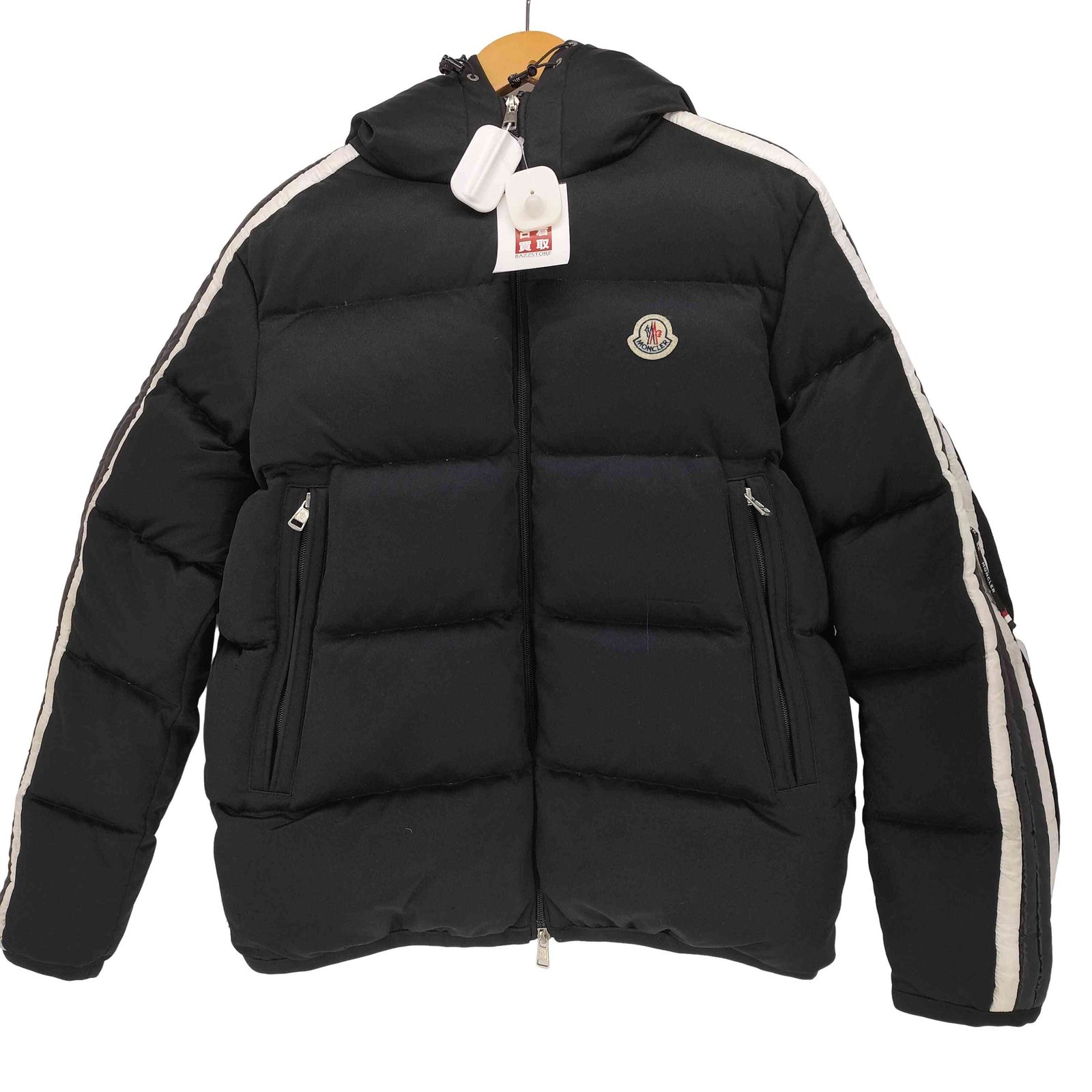 モンクレール SANBESAN 2 黒 フードダウン 4D211 モンクレール MONCLER Sanbesanダウンジャケット メンズ JPN：2 - メルカリ