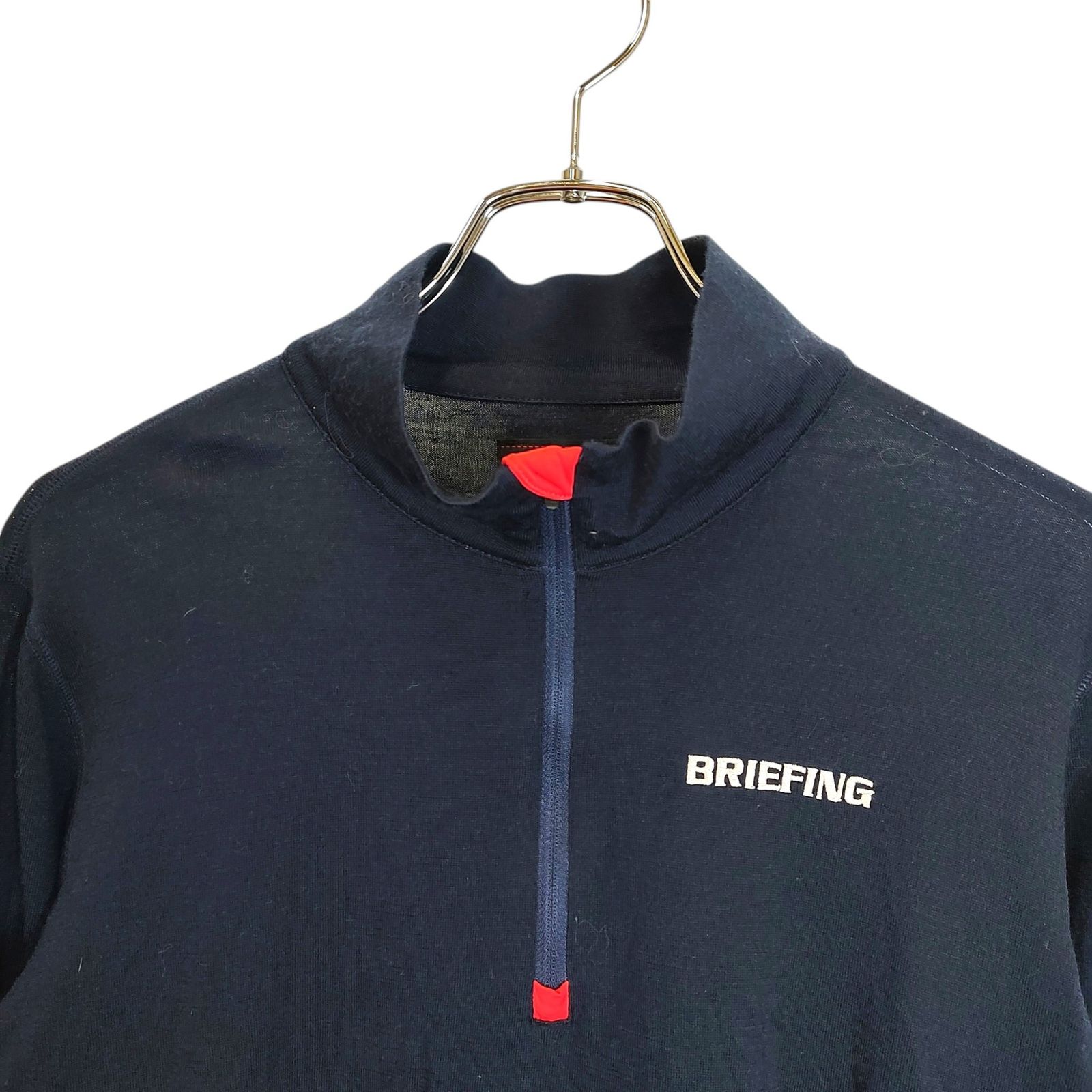 BRIEFING ハーフジップジャケット BRIEFING GOLF ブリーフィングゴルフ ハーフジップ ウール ニット