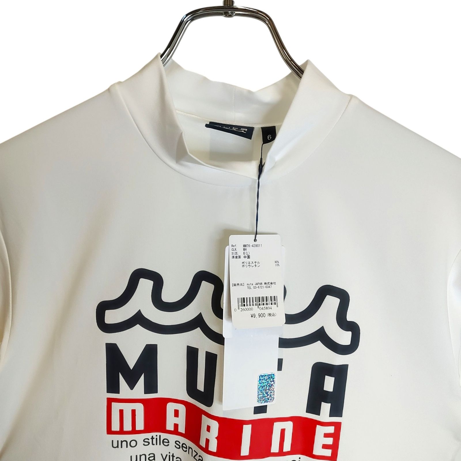 muta MARINE GOLF ムータ マリン ゴルフ S/S Mock-neck shirt 半袖