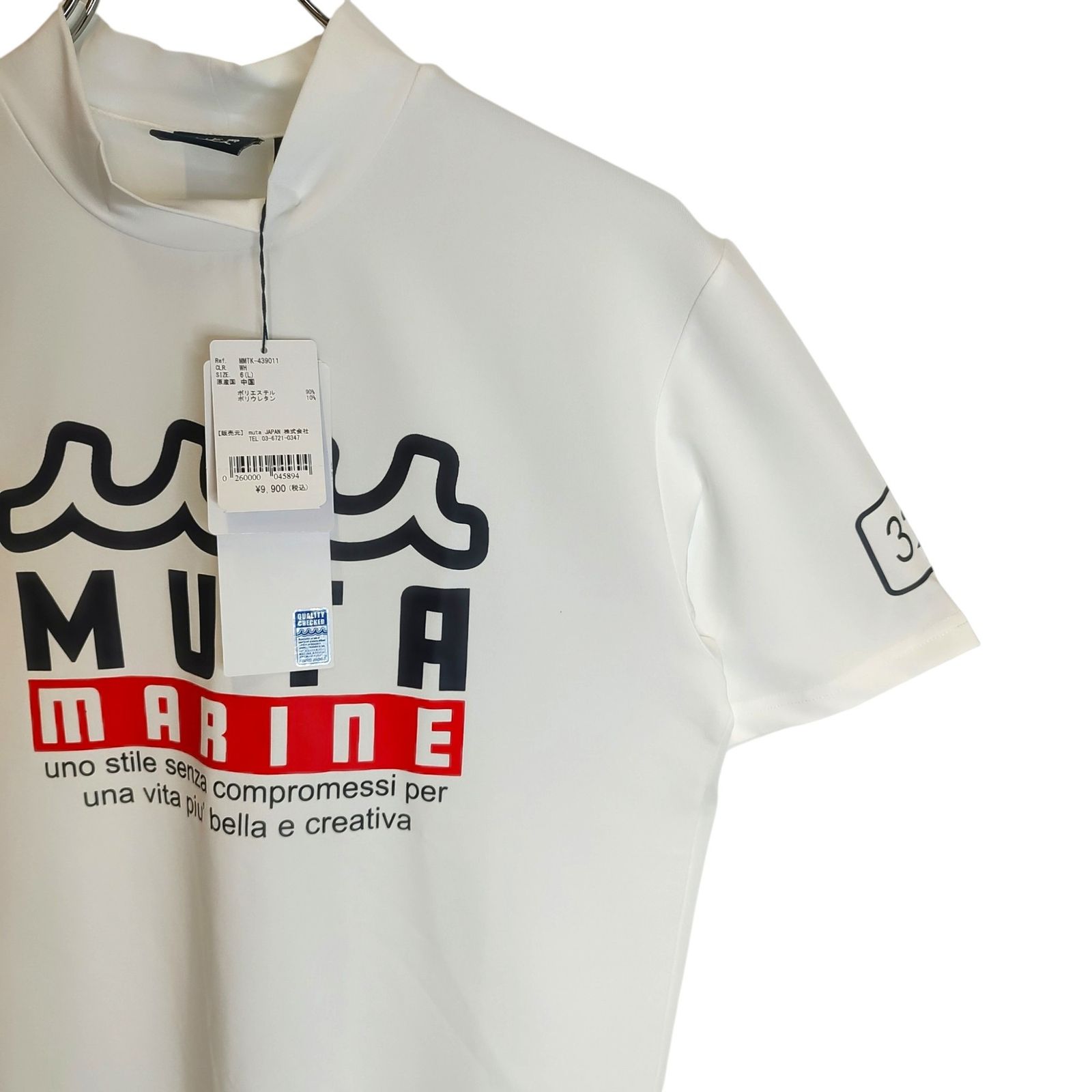 muta MARINE GOLF ムータ マリン ゴルフ S/S Mock-neck shirt 半袖 
