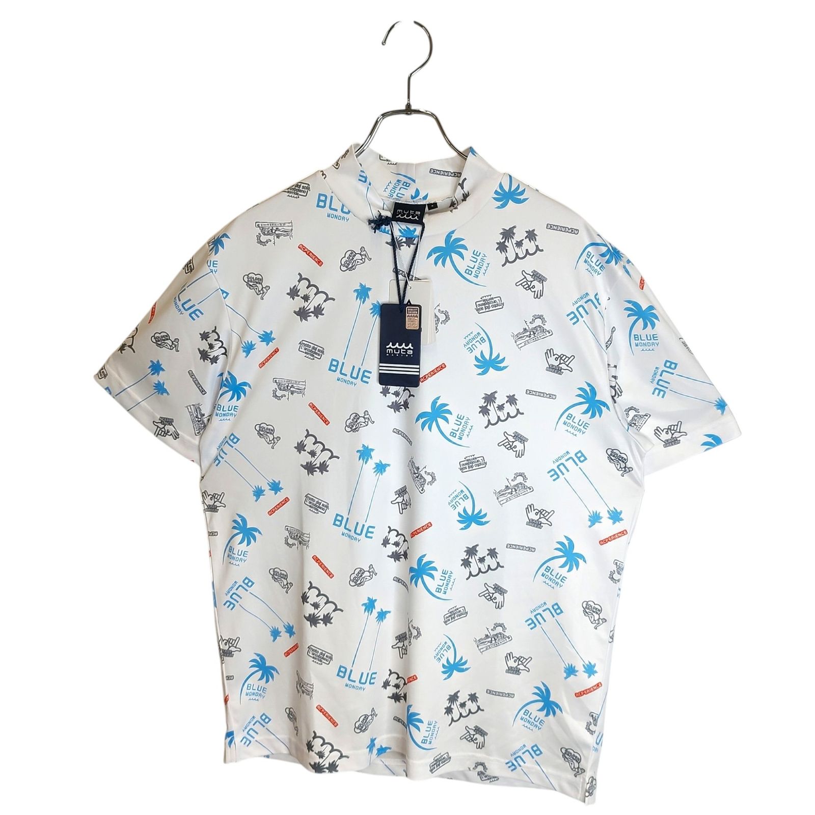 muta MARINE GOLF ムータ マリン ゴルフ 26SS S/S Mock-neck shirt