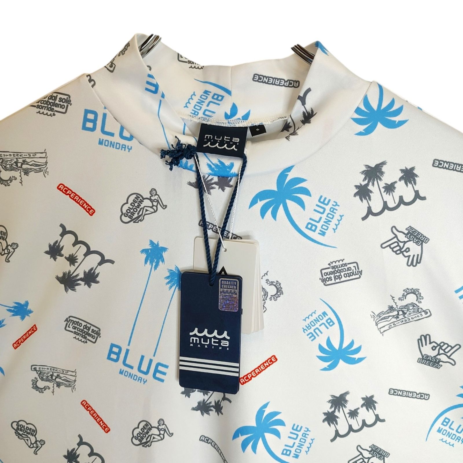 muta MARINE GOLF ムータ マリン ゴルフ 26SS S/S Mock-neck shirt