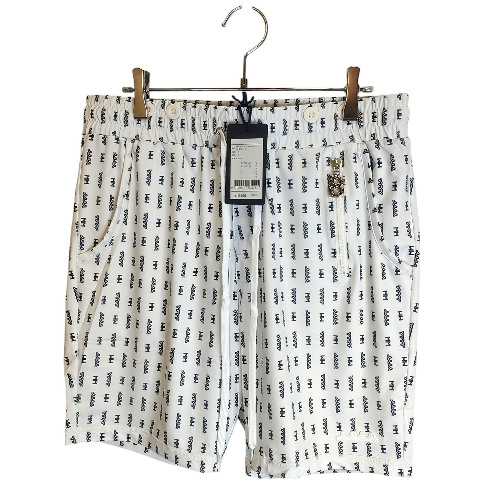 muta MARINE ムータ マリン All-over Rush logo print shorts ラッシュ