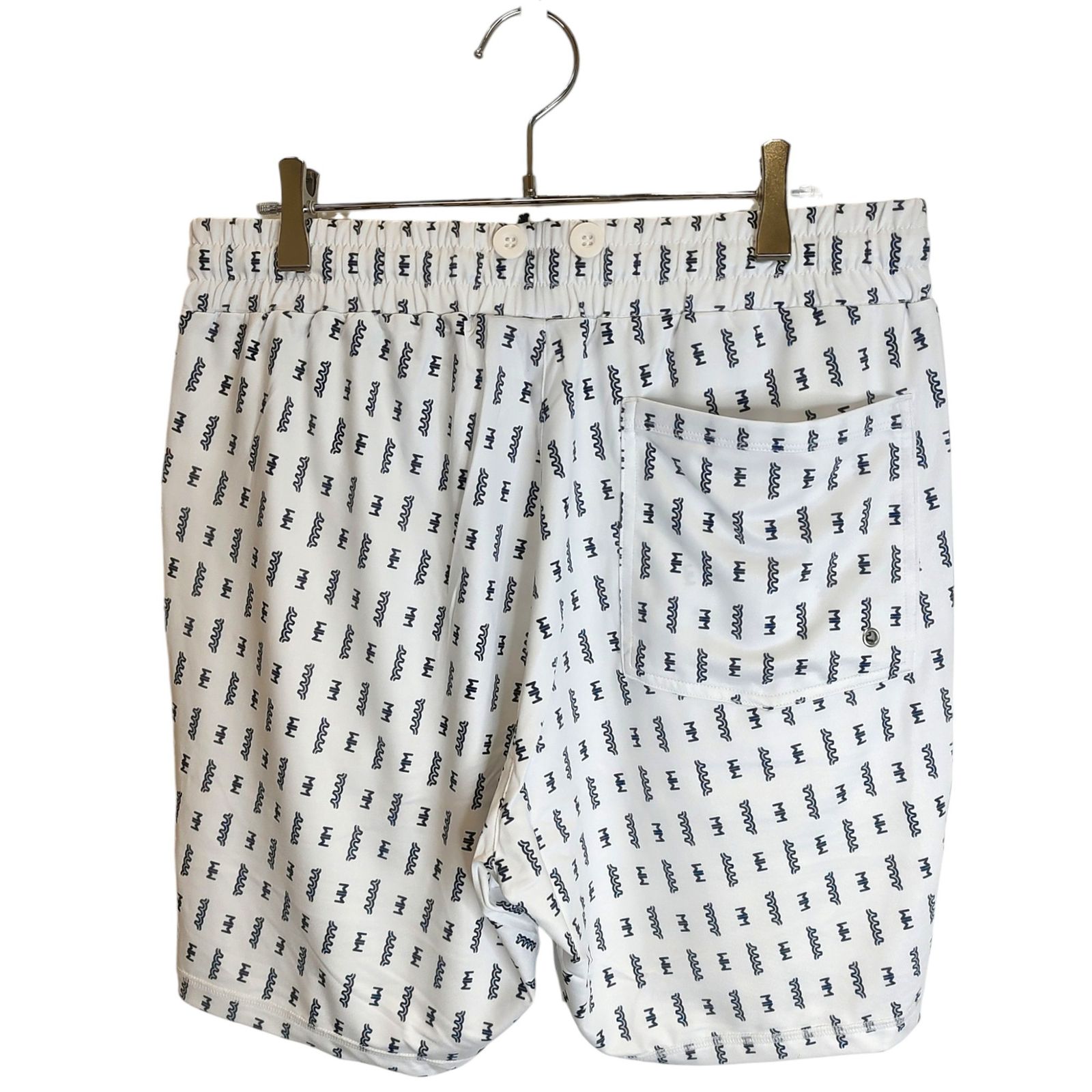 muta MARINE ムータ マリン All-over Rush logo print shorts ラッシュ