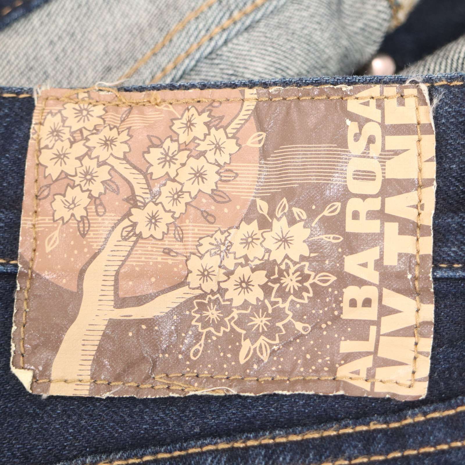 Y2K 00s☆ ALBA ROSA アルバローザ MY TANE マイタネ 薔薇 刺繍 