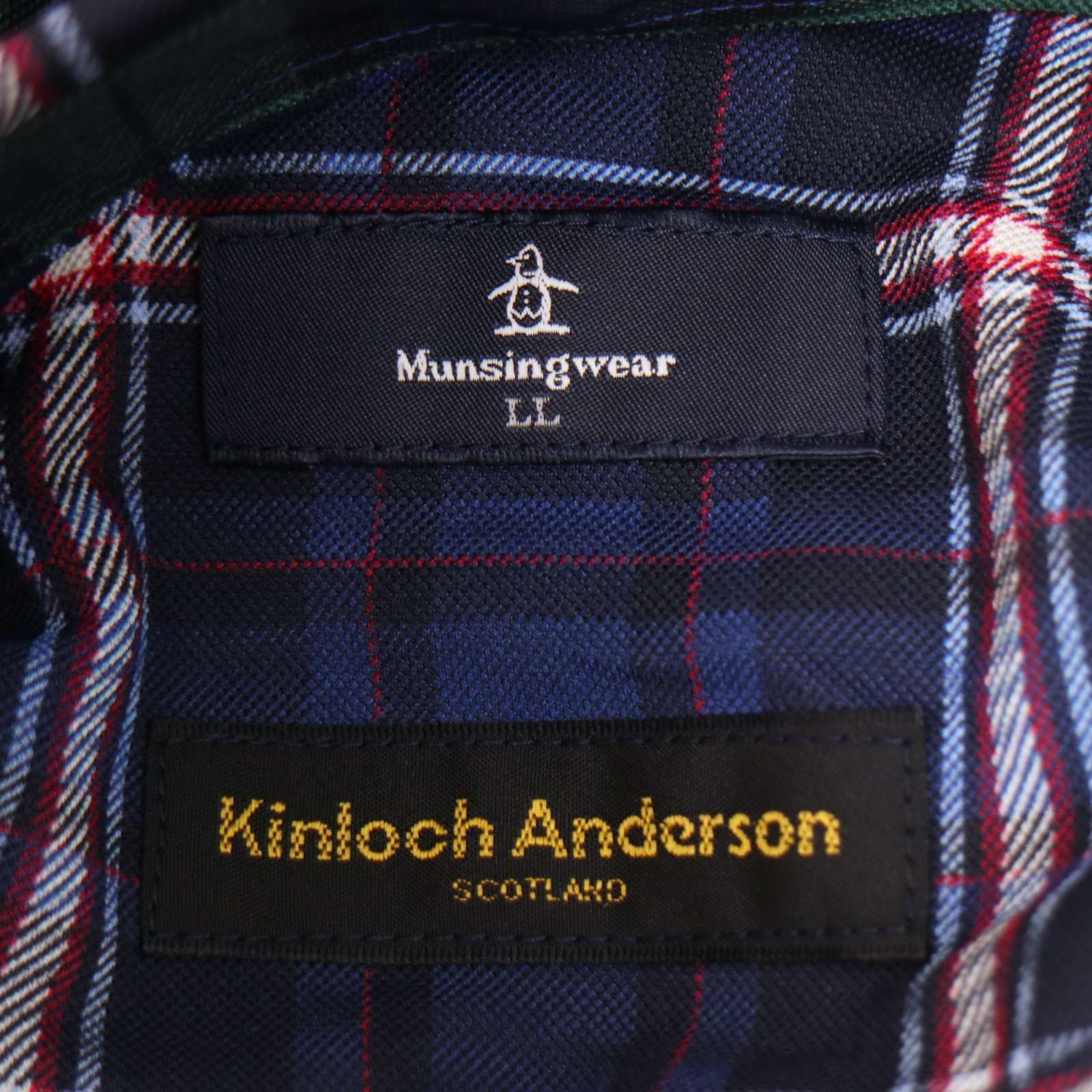 美品】Munsingwear × Kinloch Anderson マンシングウェア ゴルフ 半袖