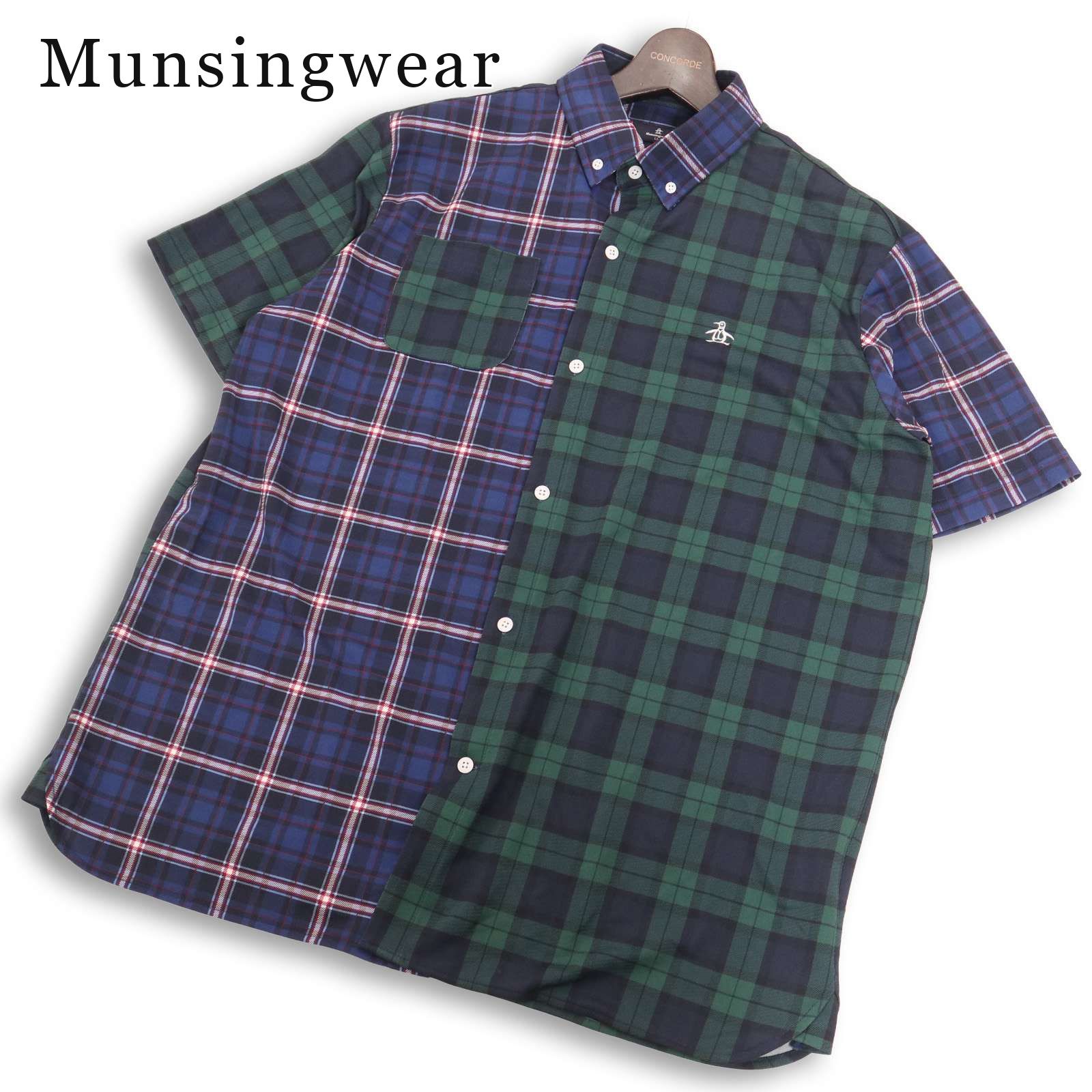 美品】Munsingwear × Kinloch Anderson マンシングウェア ゴルフ 半袖