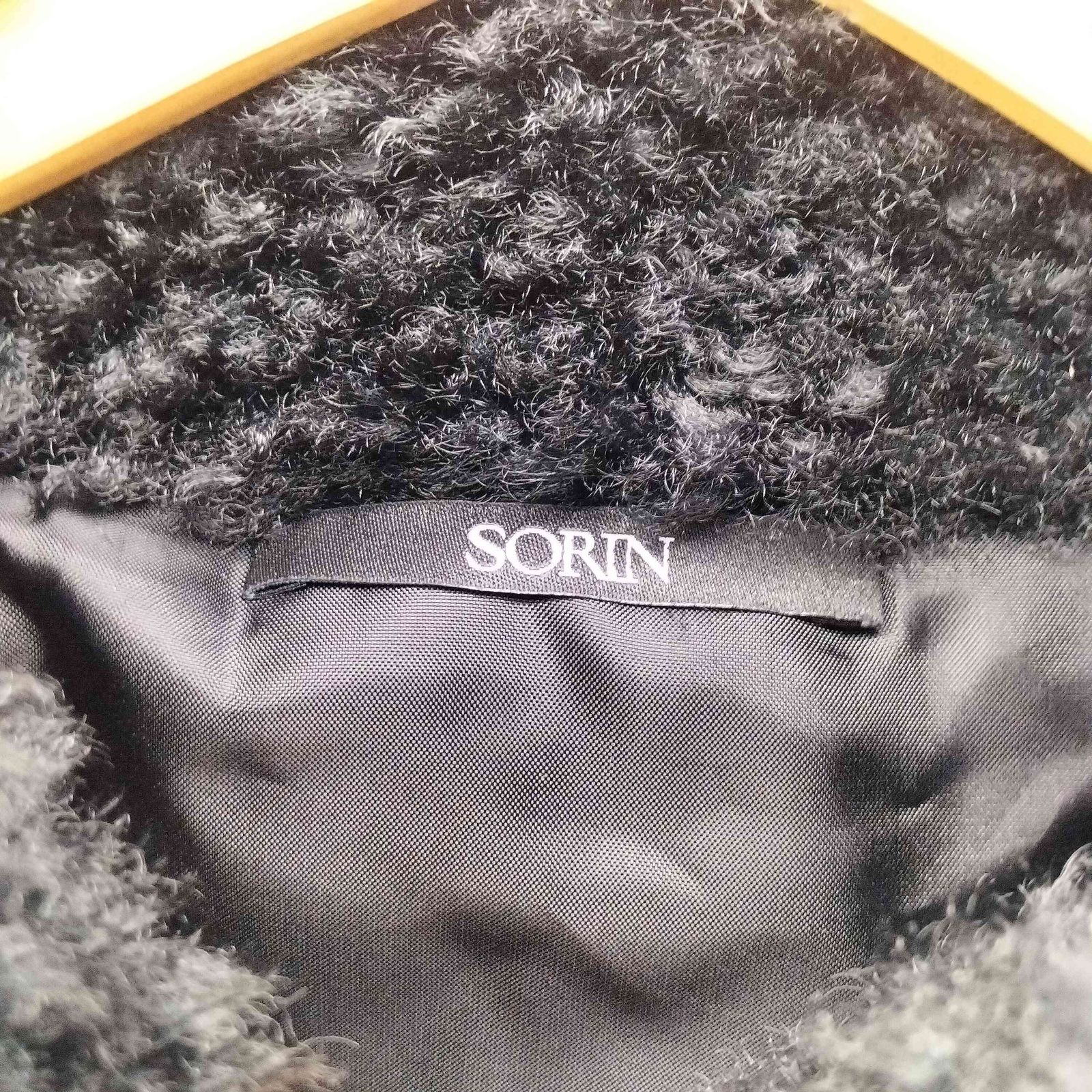 ソリン SORIN Synthetic Fur Lace-up Cardigan レディース 38 - メルカリ