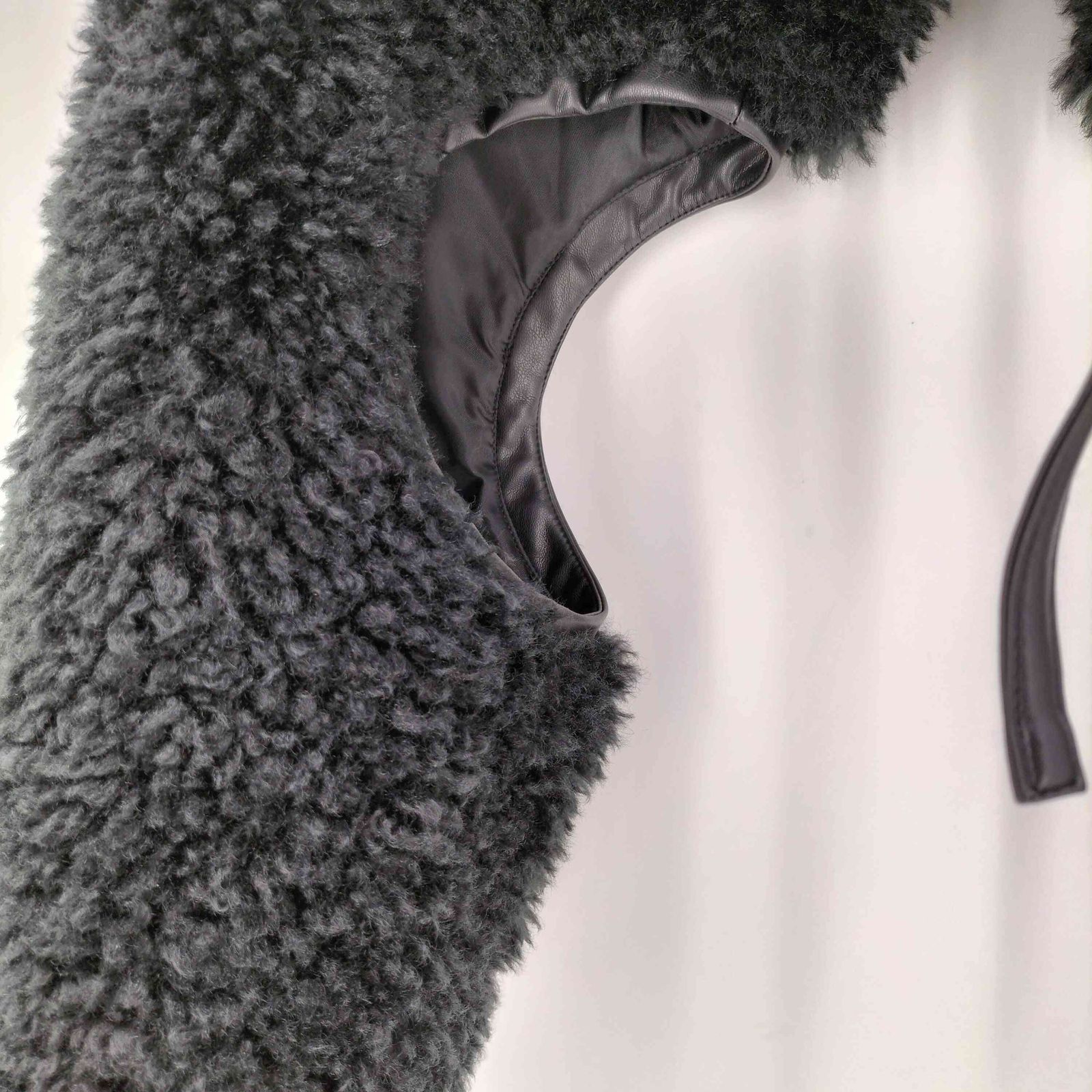 ソリン SORIN Synthetic Fur Lace-up Cardigan レディース 38 - メルカリ