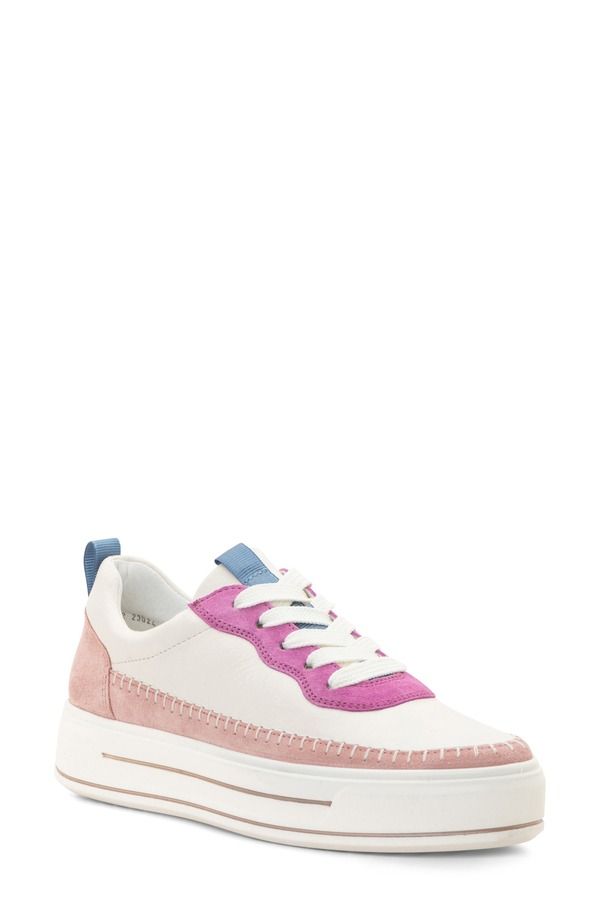 アラ レディース シューズ スニーカー プラットフォーム ara Corsica Platform Sneaker Cream Piggy Pink Orchid クリーム
