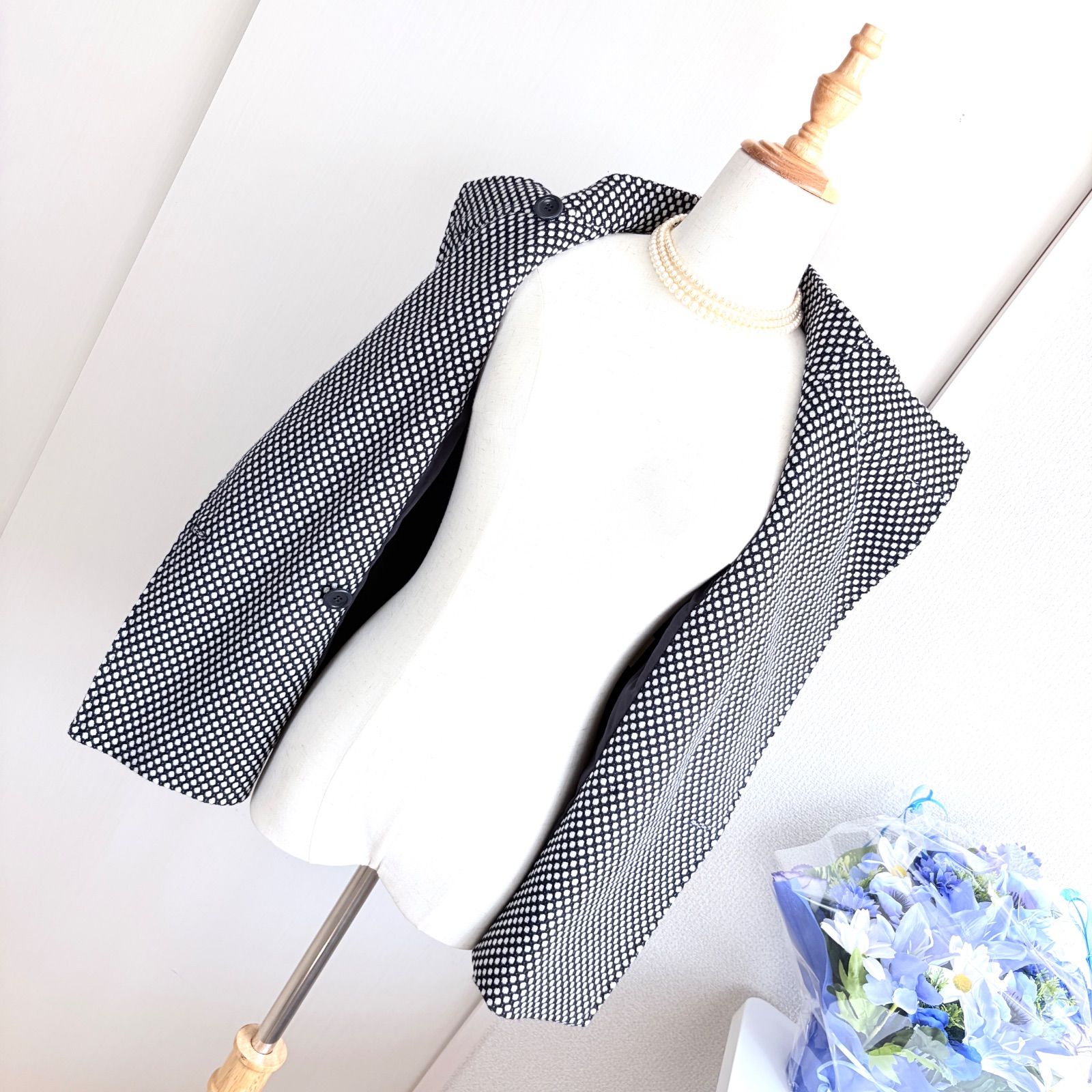 最高級 白タグ Max Mara 95%virgin wool・5%cashmere コート J42(M〜L