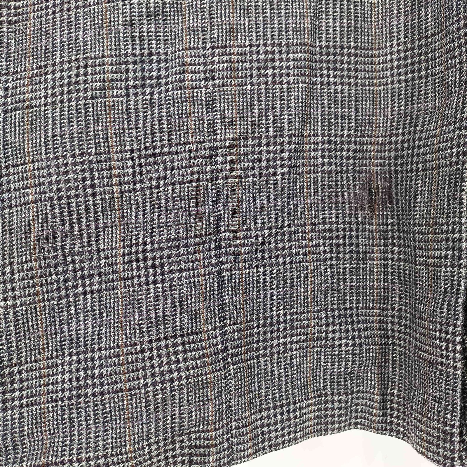 LARDINI 3B段返 テーラードジャケット 50 ラルディー二 LARDINI 段返り3B グレンチェックシルクテーラートド
