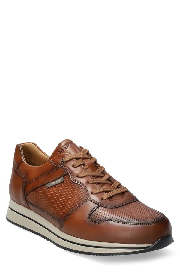 メフィスト メンズ シューズ スニーカー Mephisto Gerome Sneaker Hazelnut Ran