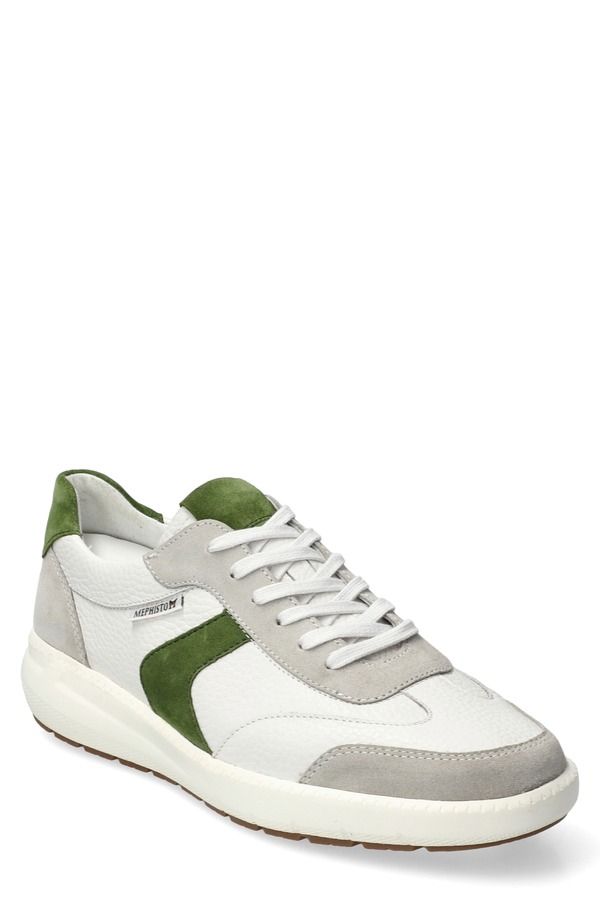 メフィスト メンズ シューズ スニーカー Mephisto Jenaro Sneaker Stone ストーン