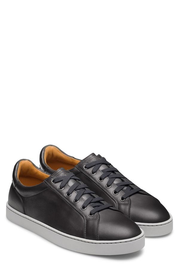マグナーニ メンズ シューズ スニーカー Magnanni Cote Low Top Sneaker Dark Grey グレー