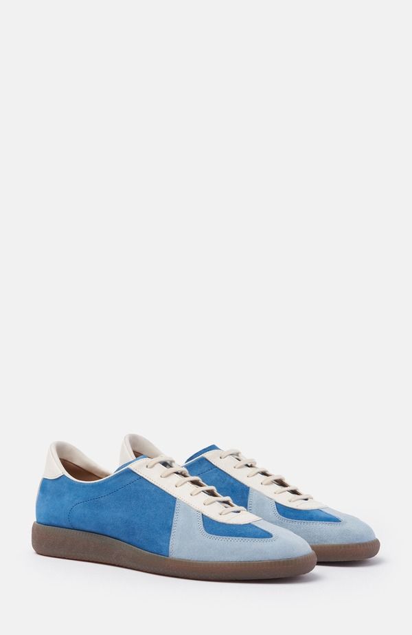 スカロッソ メンズ シューズ スニーカー SCAROSSO Markusneakers Blue Suede ブルー