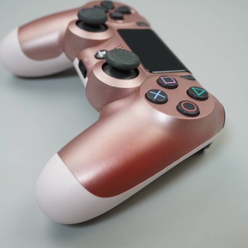 m747】 PS4 コントローラー DUALSHOCK4 ローズゴールド 動作確認済み