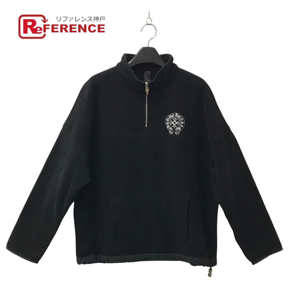 CHROME HEARTS クロムハーツ スウェット YKT U TARDY SWEEP HLF ZIP ダガージップ ハーフジップフリース ポリエステル ブラック