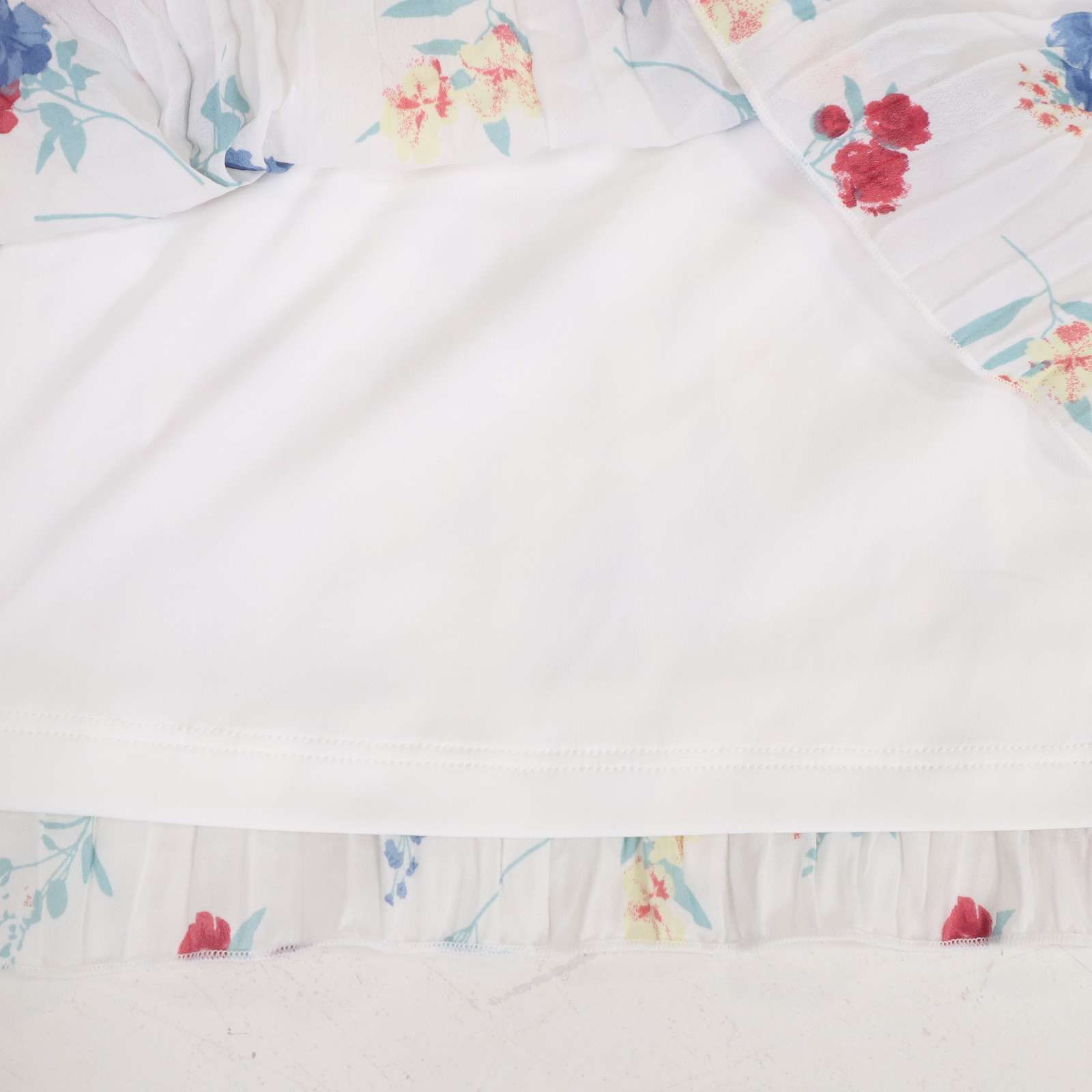 新品 未使用】 rienda リエンダ 春夏☆ Sワッシャー ボタニカル総柄 花 