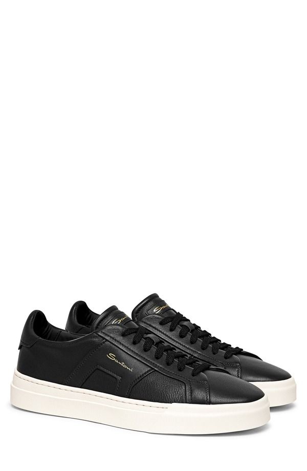 サントーニ メンズ シューズ スニーカー Santoni DBS4 Sneaker BlackN01 ブラック