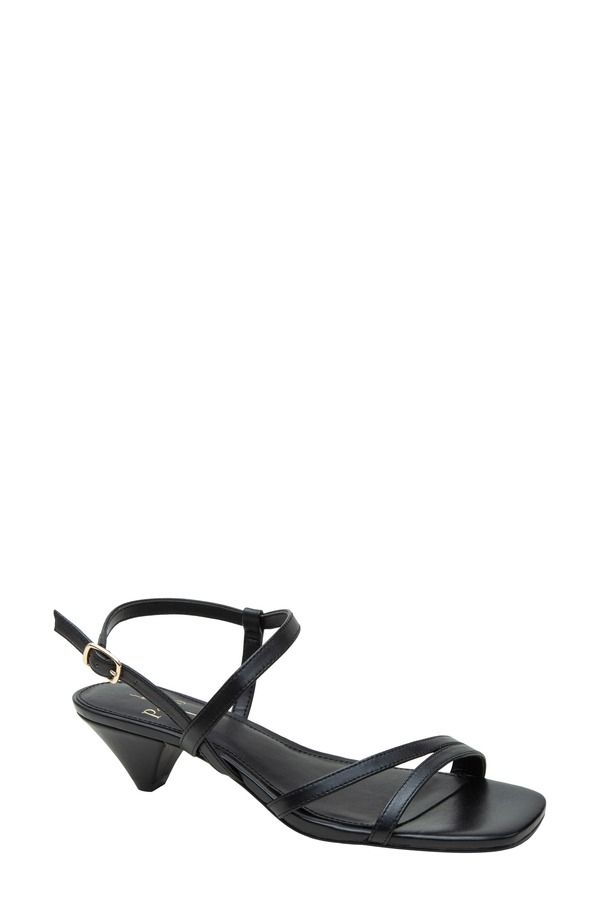 リネアパウロ レディース シューズ ヒール サンダル Linea Paolo Cannestrappy Sandal Black ブラック