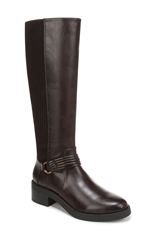 ライフストライド レディース シューズ ブーツ・レインブーツ LifeStride Brighton Knee High Boot Dark Brown ブラウン