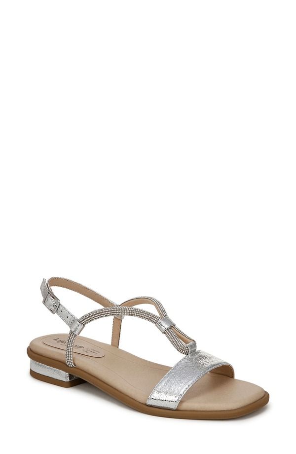 ライフストライド レディース シューズ ヒール サンダル LifeStride Radiant Slingback Sandal Silver シルバー
