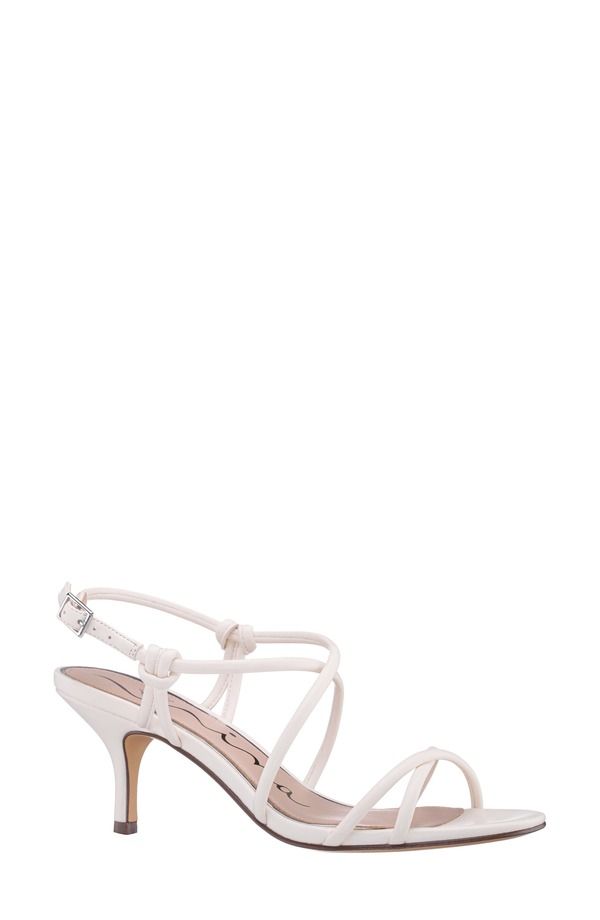 ニナ レディース シューズ ヒール サンダル Nina Bright Slingback Sandal Ecru エクリュ