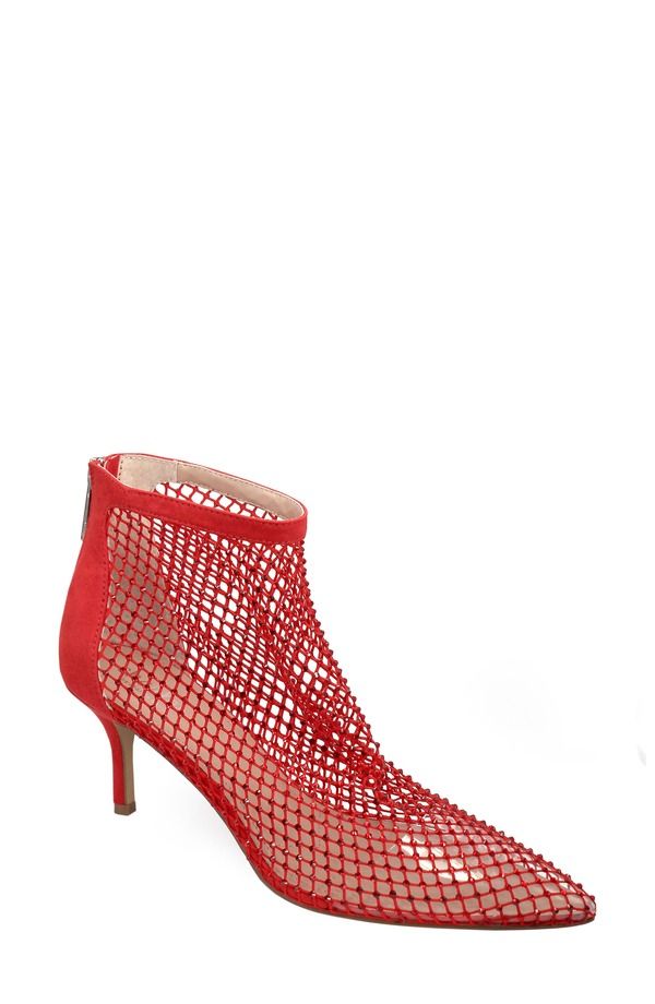 チャールズ・デイビッド レディース シューズ ブーツ・レインブーツ メッシュ Charles by Charles David Afterhours Rhinestone Mesh Bootie Fi