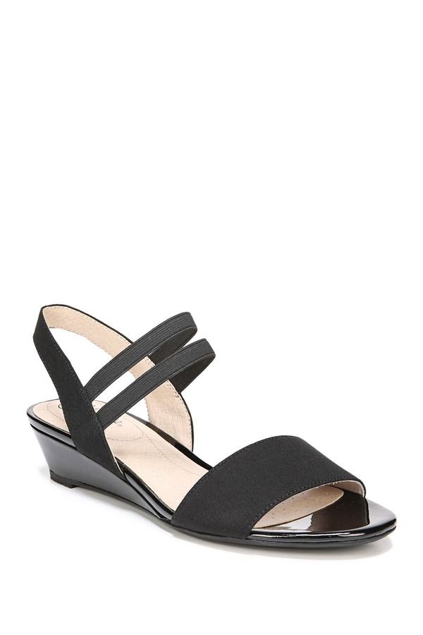 ライフストライド レディース シューズ サンダル LifeStride SHOES Yolo Wedge Sandal Black ブラック