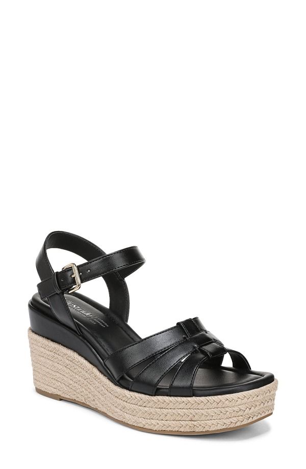 ライフストライド レディース シューズ ヒール プラットフォーム サンダル LifeStride Havana Platform Sandal Black ブラック