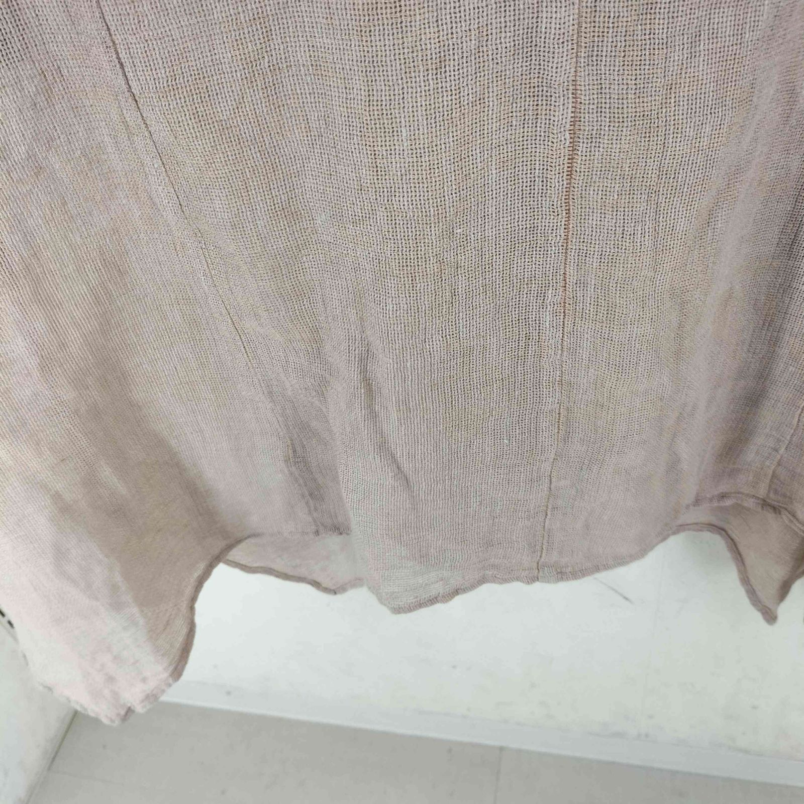 ネストローブ nest Robe 24SS リネンパナマ2wayねじりワンピース
