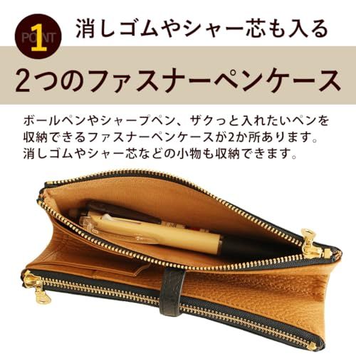 CCOMPANY LIMITED ペンケース ルポ2セカンド 本革 イタリアンレザー